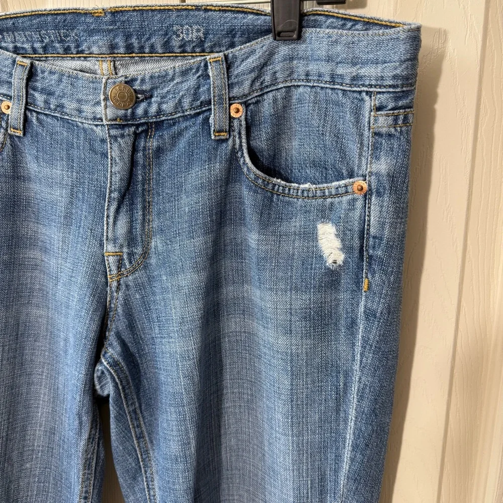 J. Crew Vintage Matchstick Destroyed Straight Leg Jeans Women’s Size 30R